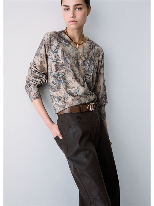 Pantaloni baggy in tessuto spalmato LIU JO | WF6144E1157/X0787